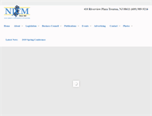 Tablet Screenshot of newjerseyconferenceofmayors.com